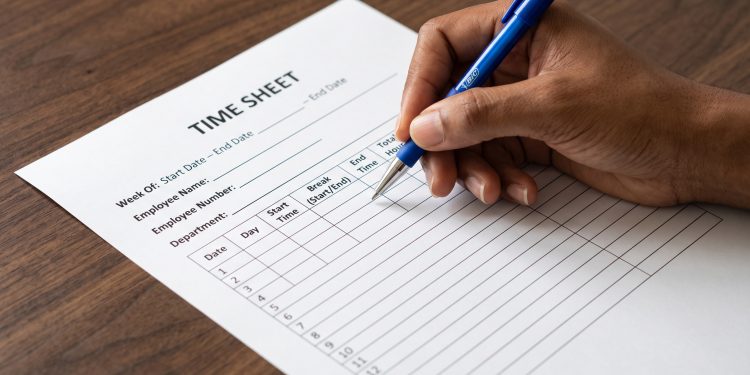 paper timesheets vs mobile time clock