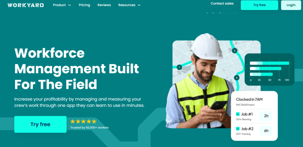 Construction Workforce Time Management Software Workyard