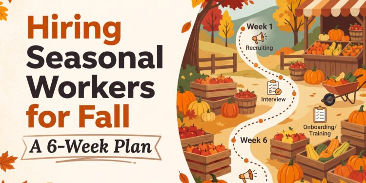 hiring seasonal workers plan